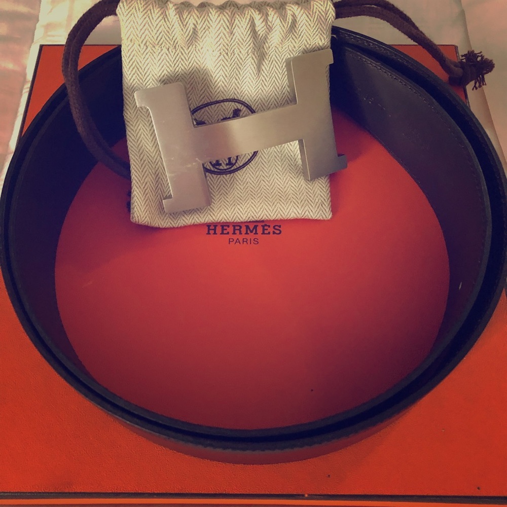NEVER WORN Reversible Hermès Belt!